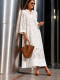Abito Capri in Pizzo Bianco – Eleganza Mediterranea con borsa in omaggio